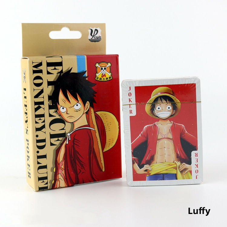 Luffy/Zoro/Chopper One piece arrest warrant Playing cards