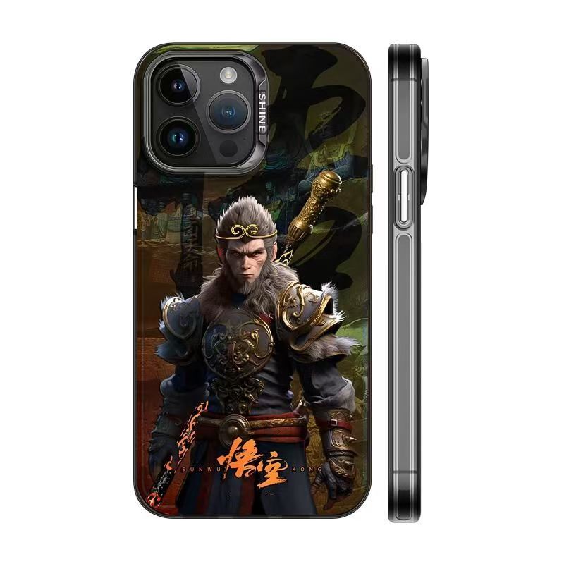 Monkey King iPhone exquisite Trend Silicone Anti-collision phone case