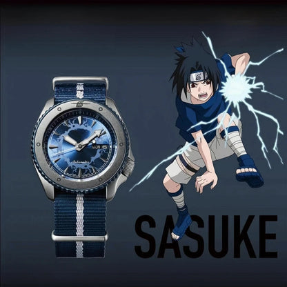 Uchiha Sasuke Men's and women's all-purpose quartz watch,100 meter waterproof watch