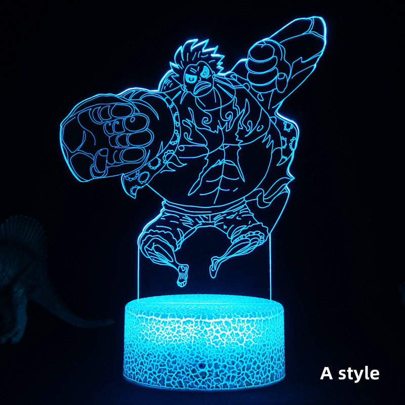 Luffy/Zoro/Sanji Acrylic Panel Character Night Lights