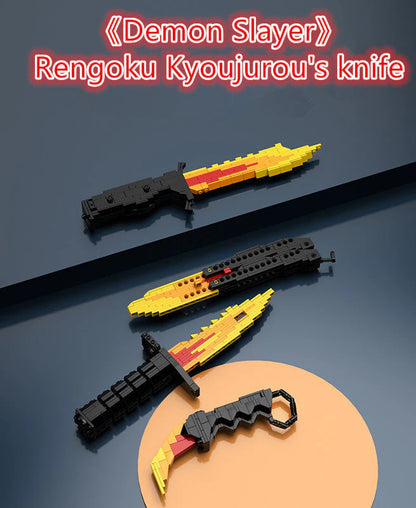 Rengoku Kyoujurou's flame Building Block Toy model