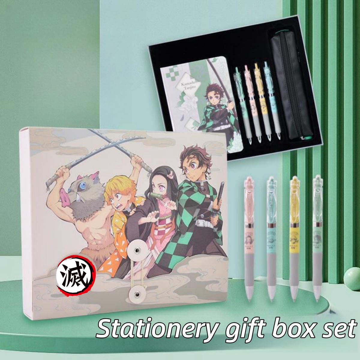 Tanjirou/Nezuko Stationery Set Gift Pack Pen Press Neutral Pen Book