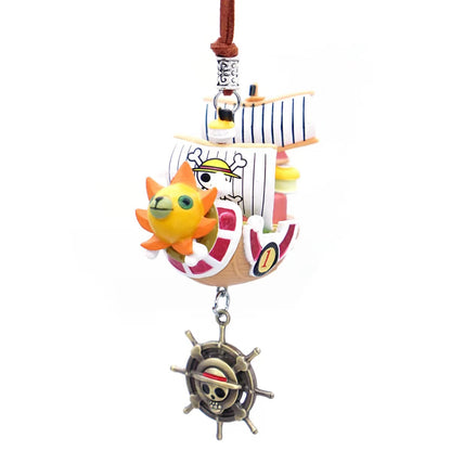 Thousand Sunny/Going Merry Exquisite Pirate ship Keychain Car hangings