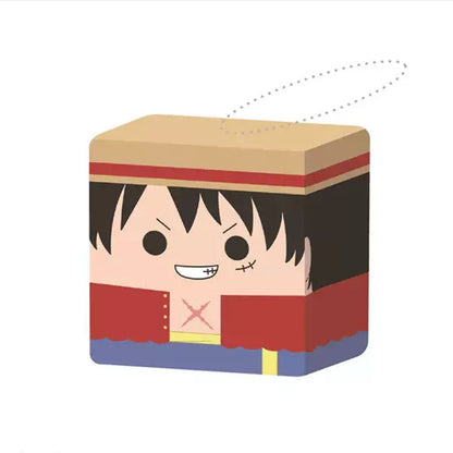 Luffy/Zoro Mini Cube Doll Keychain - Super Cute and Collectible