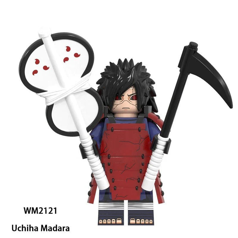 Madara/Sasuke/Minato/Zetsu/Rock Lee/Kakashi/Guy Figure Building Block Assembly Toy