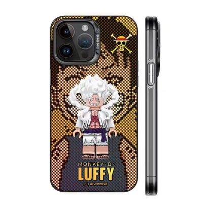 Luffy/Zoro iPhone silicone crash-resistant phone case