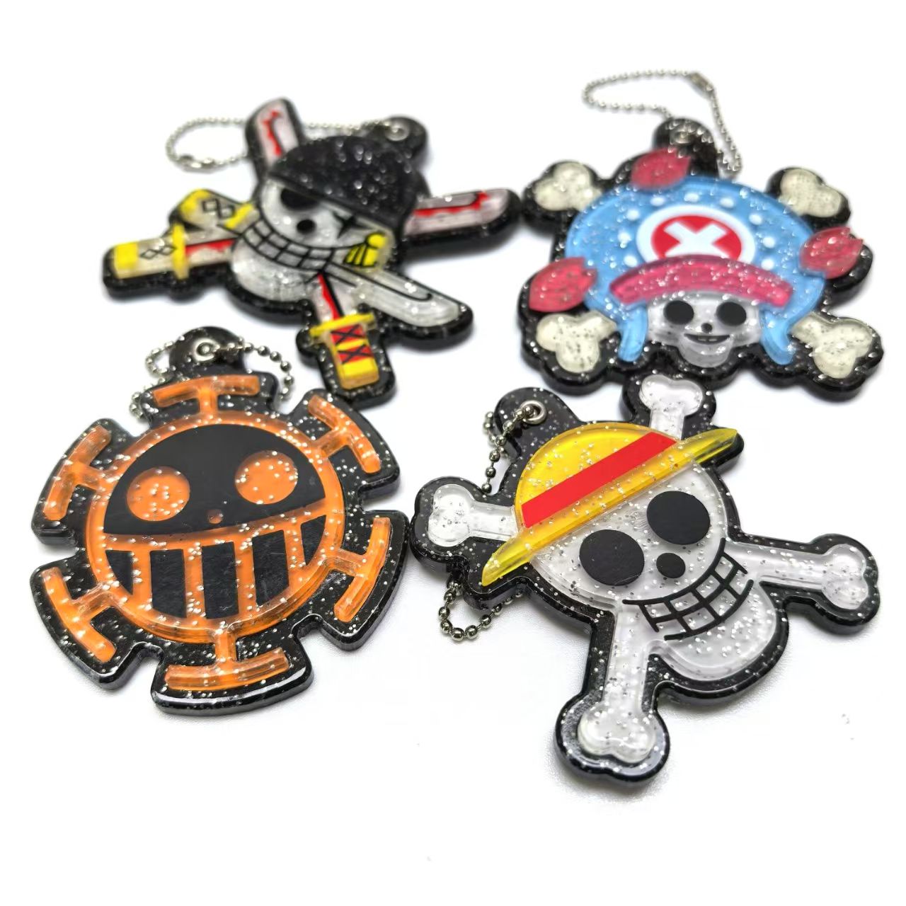 Luffy/Zoro/Chopper/Law theme acrylic beautiful pendants - create your own anime collection