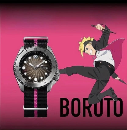 Uzumaki Boruto Men's and women's all-purpose quartz watch,100 meter waterproof watch