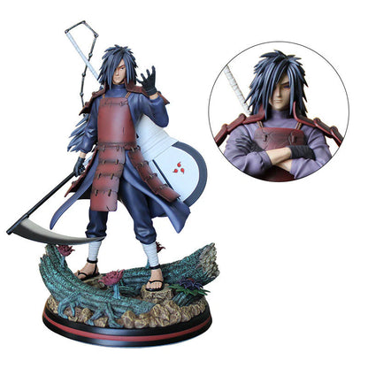 Uchiha Madara double-headed carve gk limited statue model