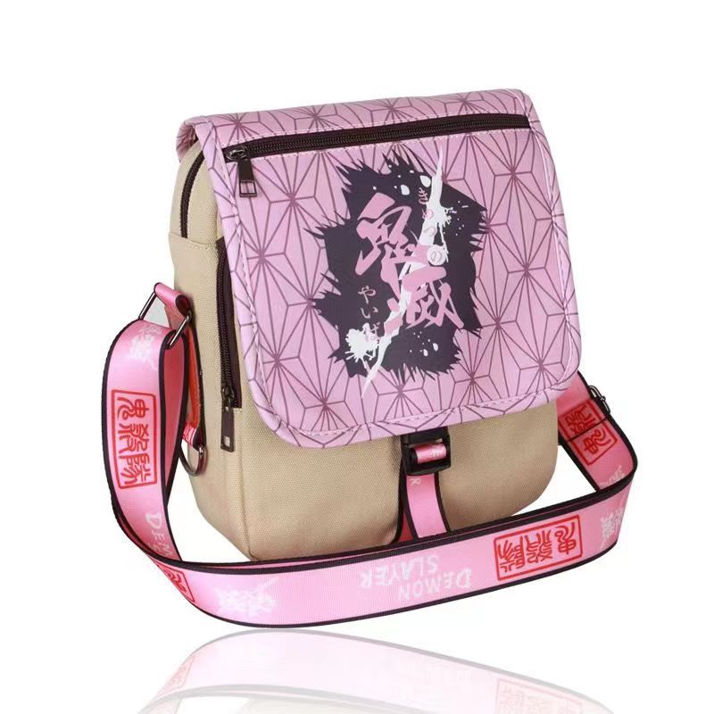 Tanjirou/Nezuko/Zenitsu/Giyuu small single shoulder bag bag students Satchel capacity is sufficient