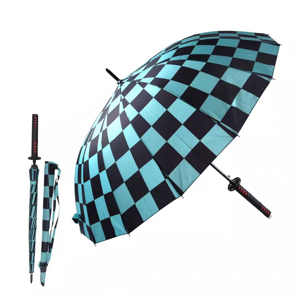 Tanjirou/Zenitsu Cool umbrella shade and rain dual purpose umbrella 16 alloy umbrella bones more robust