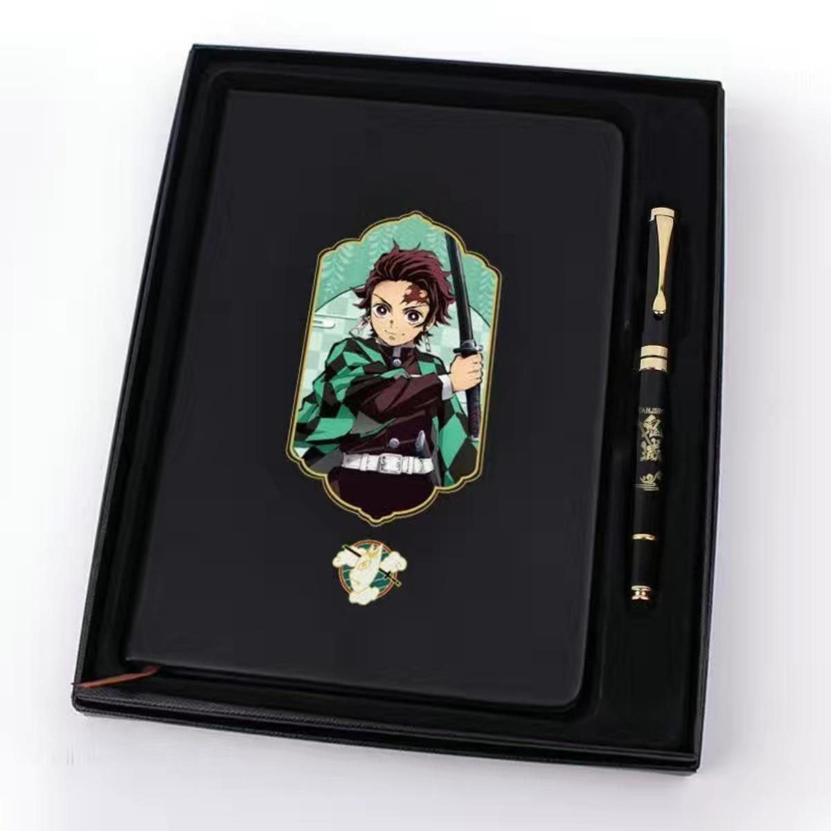 Tanjirou/Nezuko notebook and pen stationery set for smooth writing and exquisite notebooks