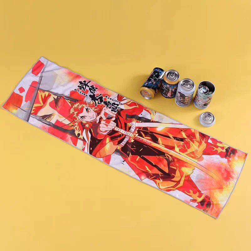 Kamado Tanjirou Towel Blind Box Sports Towel Cold Sense Chill Towel Quick Dry Sweat Towel Gift Towel