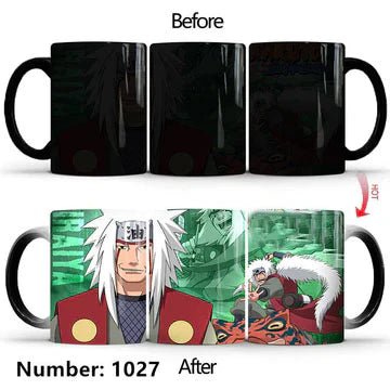 Uzumaki/Sasuke Color-Changing Mug Ceramic Heated Water Gradient Magic Coffee Mug cup