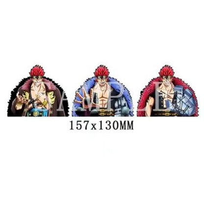 Luffy/Zoro/Nami 3D gradient stickers