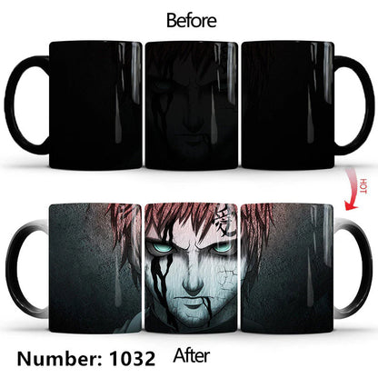 Uzumaki/Sasuke Color-Changing Mug Ceramic Heated Water Gradient Magic Coffee Mug cup