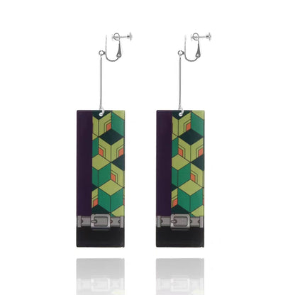 Tanjirou/Nezuko exquisite earrings for a unique charm