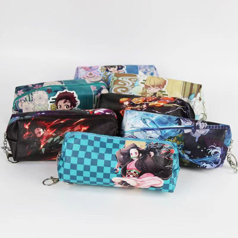 Tanjirou/Nezuko exquisite multi-functional pen case with reasonable layering and novel patterns