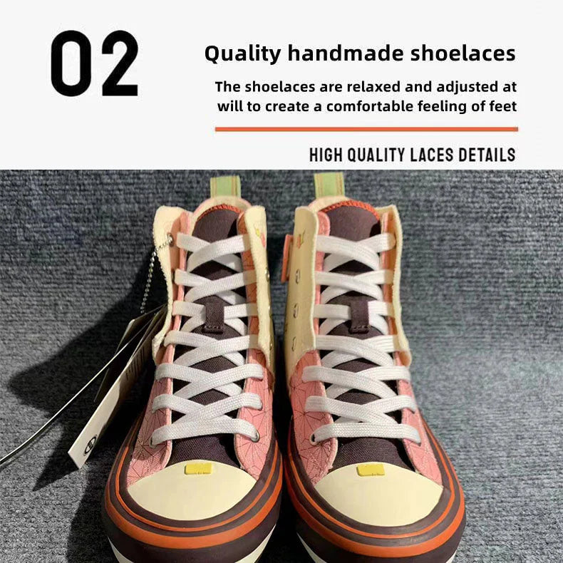 Kamado Nezuko comfortable Canvas shoes Sports shoes