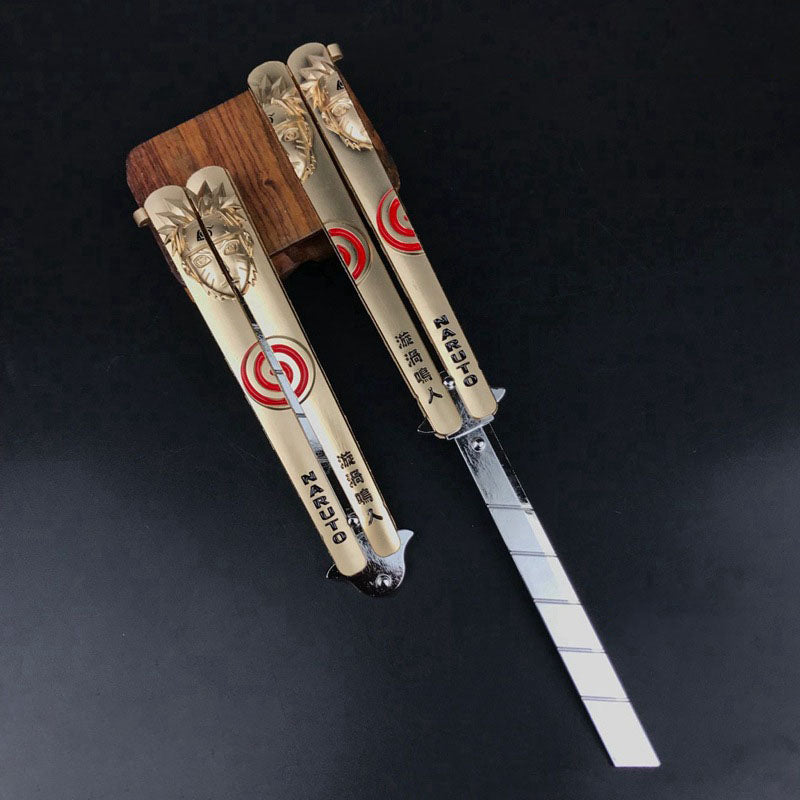 Sasuke/Gaara theme cool butterfly knife collection for fun