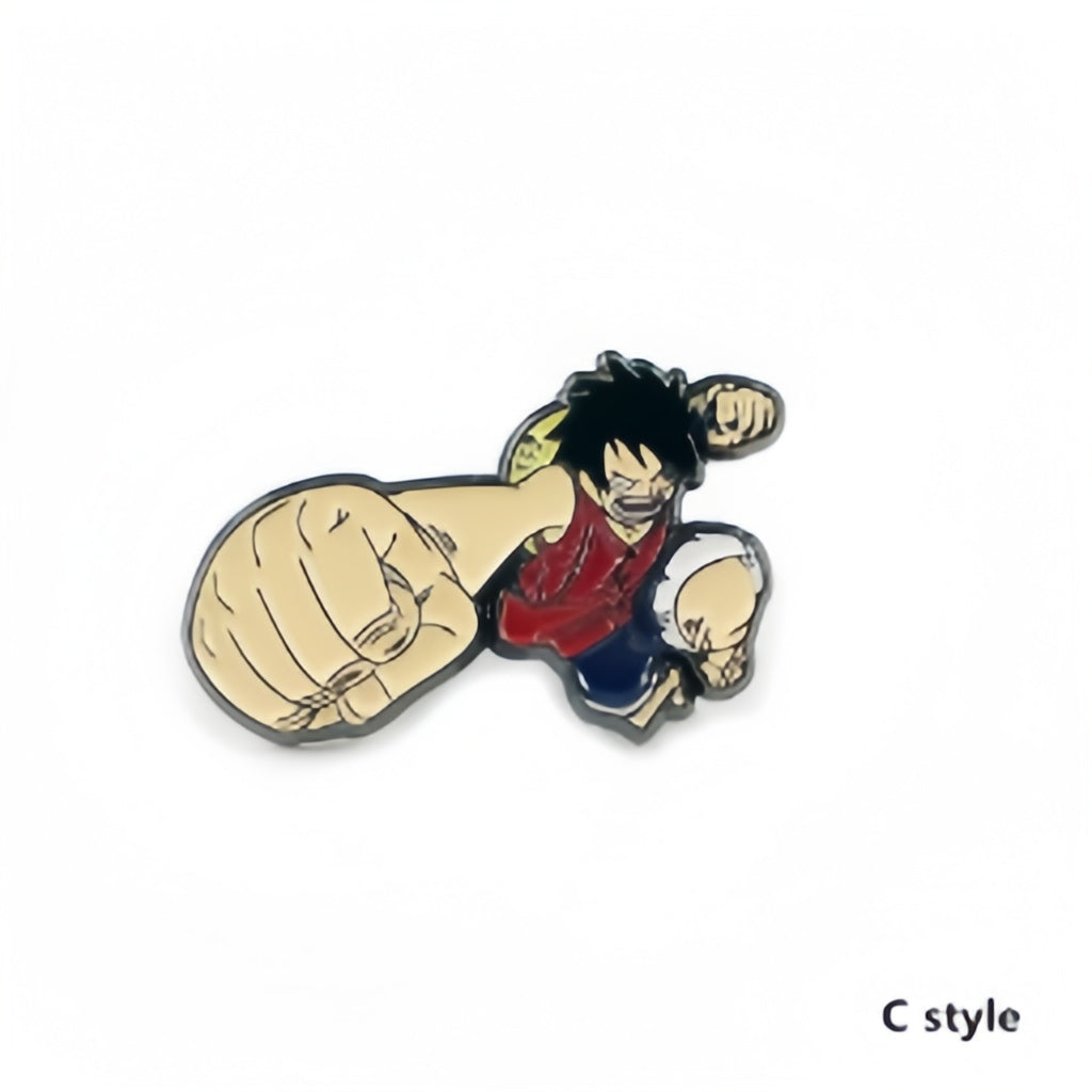 Luffy/Zoro Character Pin Badge