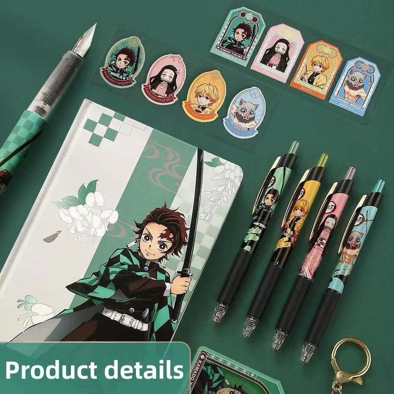 Tanjirou/Nezuko Stationery Set Gift Pack Pen Press Neutral Pen Book