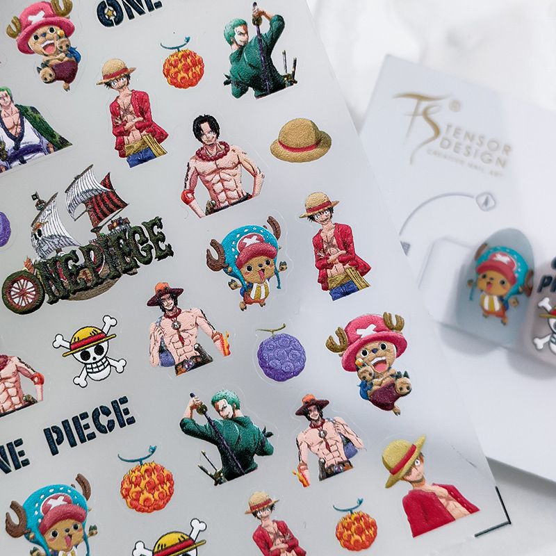 Luffy/Zoro Nail Stickers - A Must-Have Fashion Item For Anime Fans