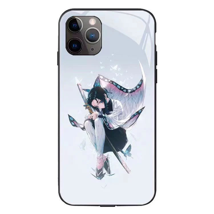 Tanjirou/Shinobu Luminous mobile phone case Smart luminous creative mobile phone case