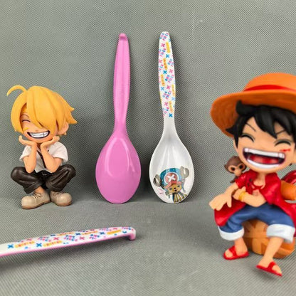 Tony Tony Chopper Anti-Ironing Long Handle Melamine Baby Spoon - Help Your baby Eat Happily