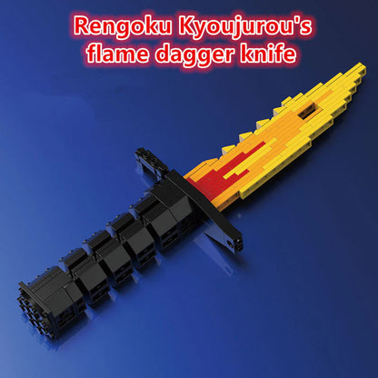 Rengoku Kyoujurou's flame Building Block Toy model