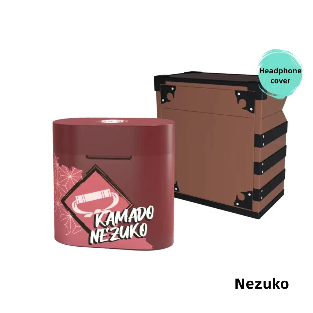 Kamado Tanjirou/Kamado Nezuko real wireless Bluetooth earbuds