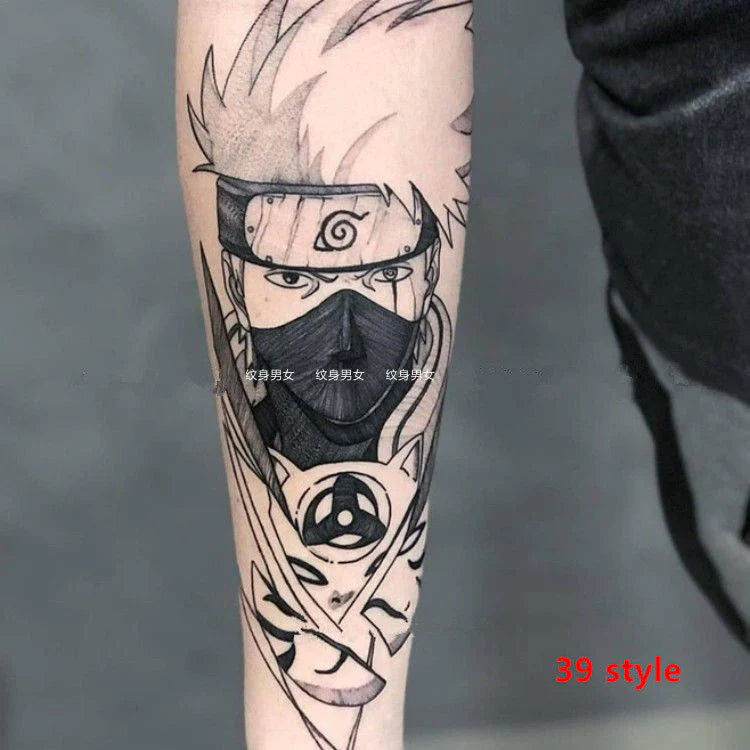 Uzumaki/Sasuke Cool character tattoo stickers