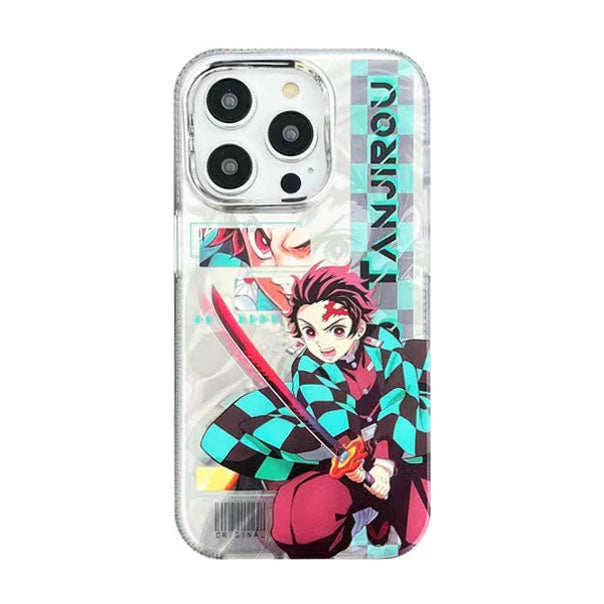 Tanjirou/Zenitsu Apple exquisite Trend Silicone Anti-collision phone case