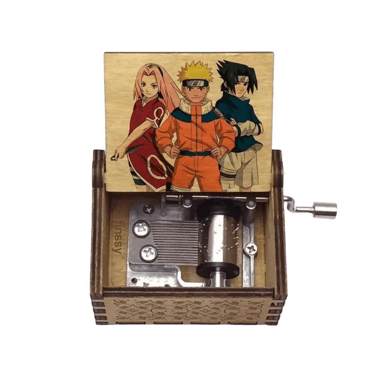 Uzumaki handmade wooden music box Music box creative music box