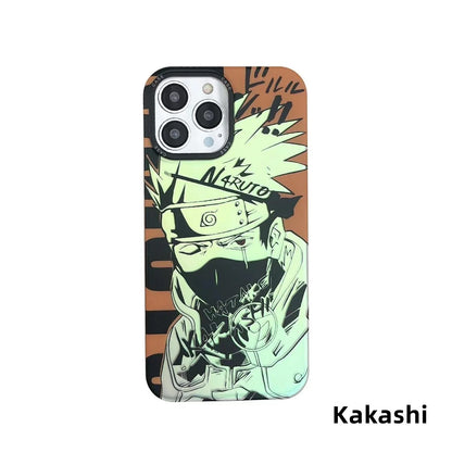 Itachi/Kakashi iPhone exquisite Trend Silicone Anti-collision phone case