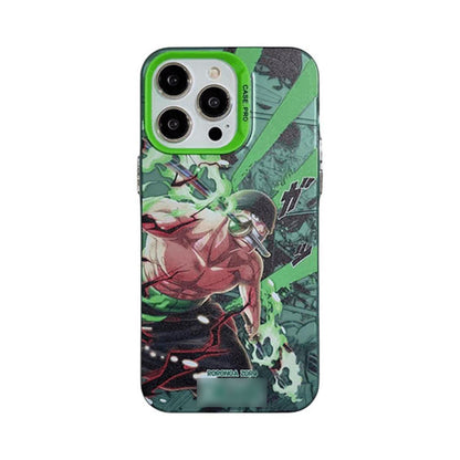 Luffy/Zoro iPhone silicone crash-resistant phone case