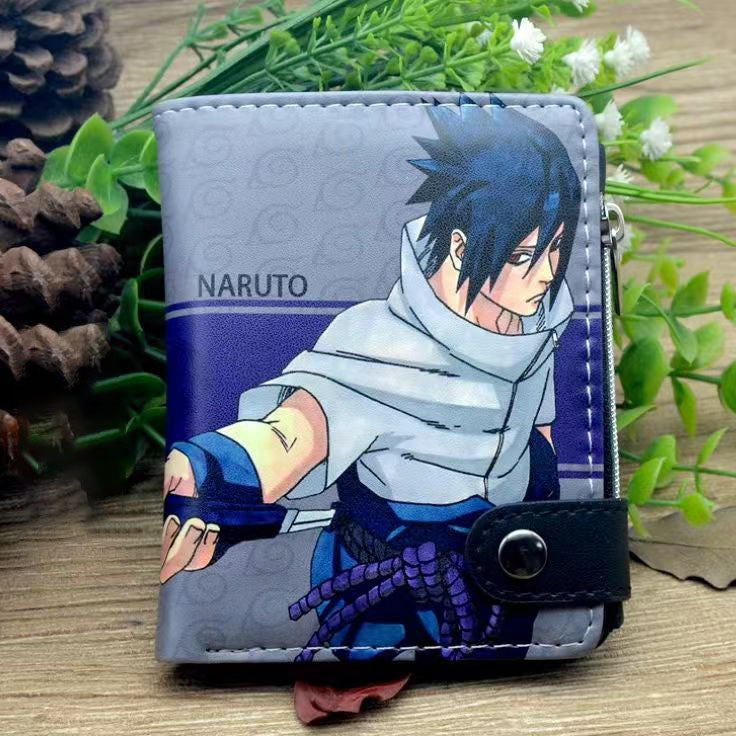 Sasuke/Itachi/Kakashi exquisite leather wallet with large capacity design and excellent quality