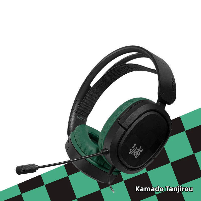 Kamado Tanjirou/Kamado Nezuko Head-mounted gaming headset