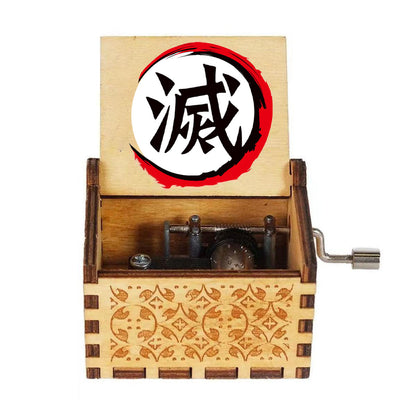 Tanjirou/Nezuko handmade wooden music box Music box creative music box