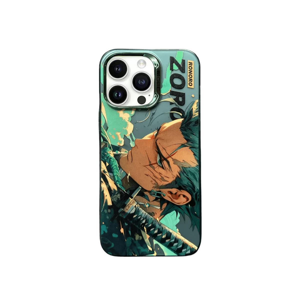 Luffy/Zoro iPhone silicone crash-resistant phone case