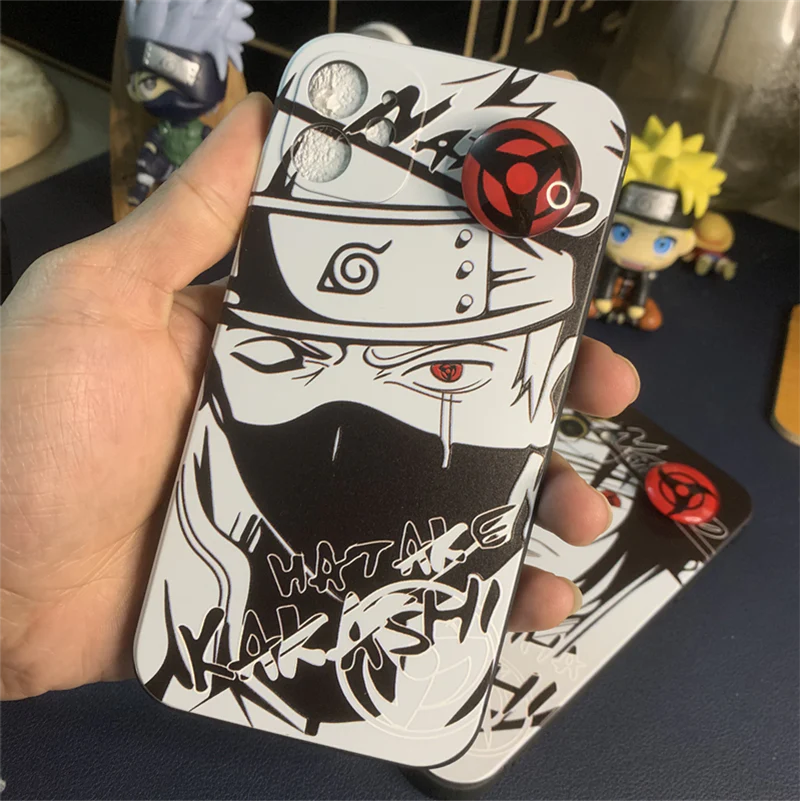 Kakashi/itachi Cool Case For Rotating Sharingan Handmade iPhone Case