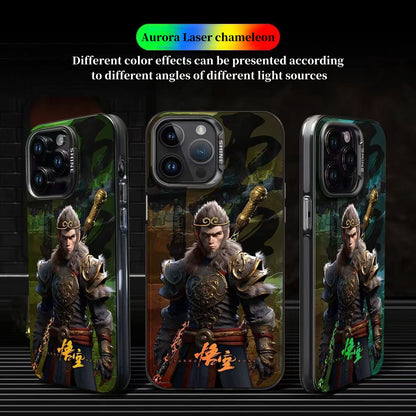 Monkey King iPhone exquisite Trend Silicone Anti-collision phone case