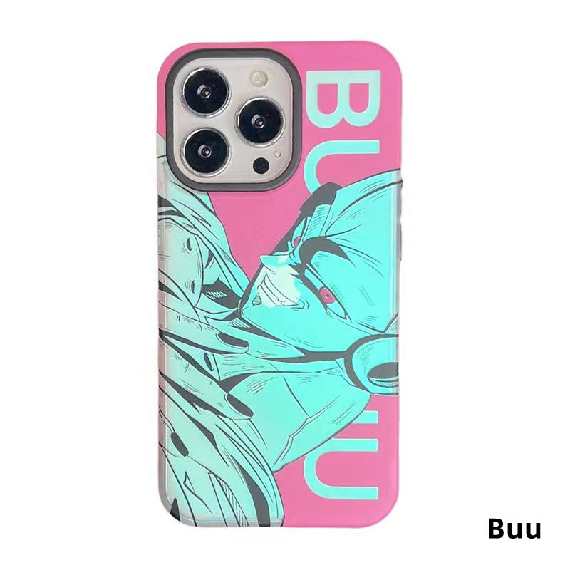 Goku/Vegeta/Buu iPhone silicone crash-resistant phone case