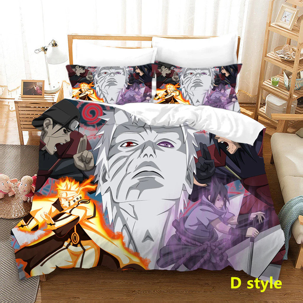 Sharingan /Dawn tissue Comfortable Home Textile Polyester Bedding 3 Sets