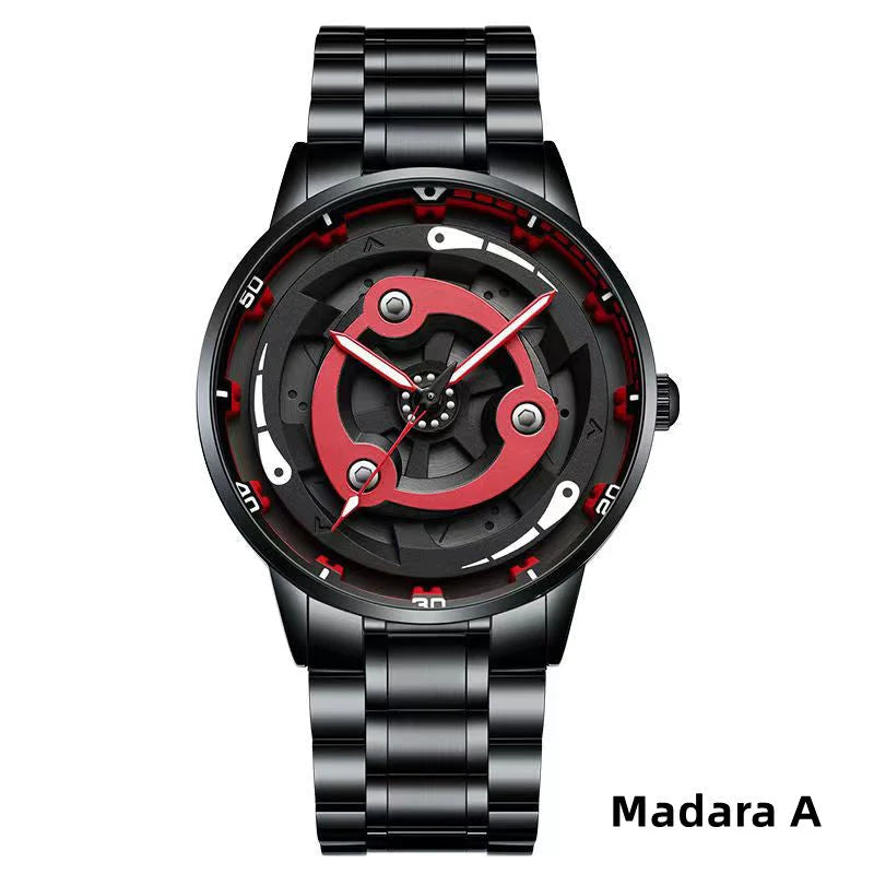 Sasuke/Madara/Itachi Sharingan rotating watch Handsome and cool watch