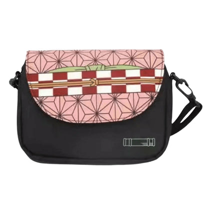 Tanjirou/Nezuko Stylish crossbody bag, personalized style, comfortable shoulder strap, practical and versatile.