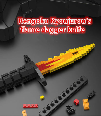 Rengoku Kyoujurou's flame Building Block Toy model