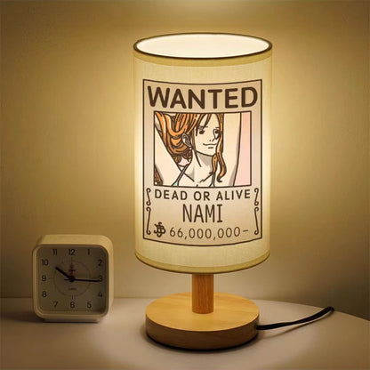 Luffy/Zoro small table lamp led lamp Student eye protection warm lamp