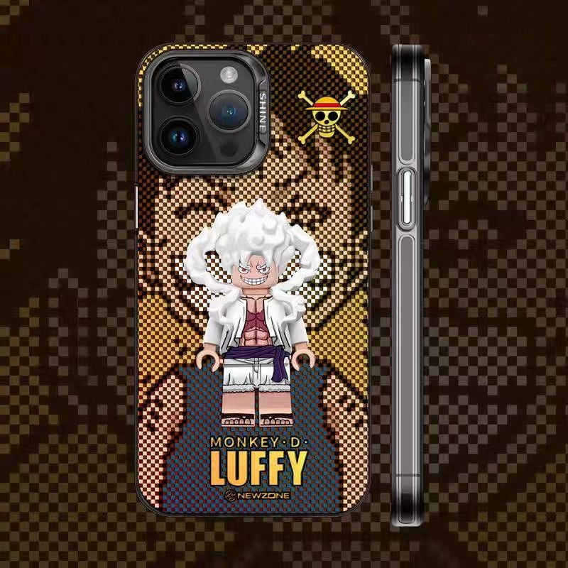 Luffy/Zoro iPhone silicone crash-resistant phone case