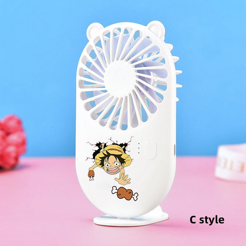 Luffy/Zoro/Chopper character modeling cute portable mini fan